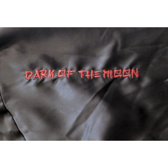 Zune ZX Dark of the Moon Kimono Unisex Large Black Red Embroidery Short Sleeve - Picture 6 of 8